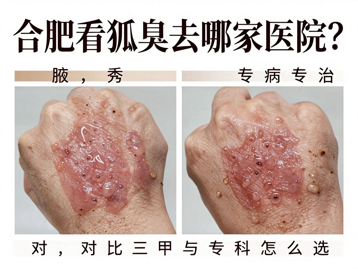 合肥看狐臭去哪家医院？合肥腋秀专病专治，对比三甲与专科怎么选
