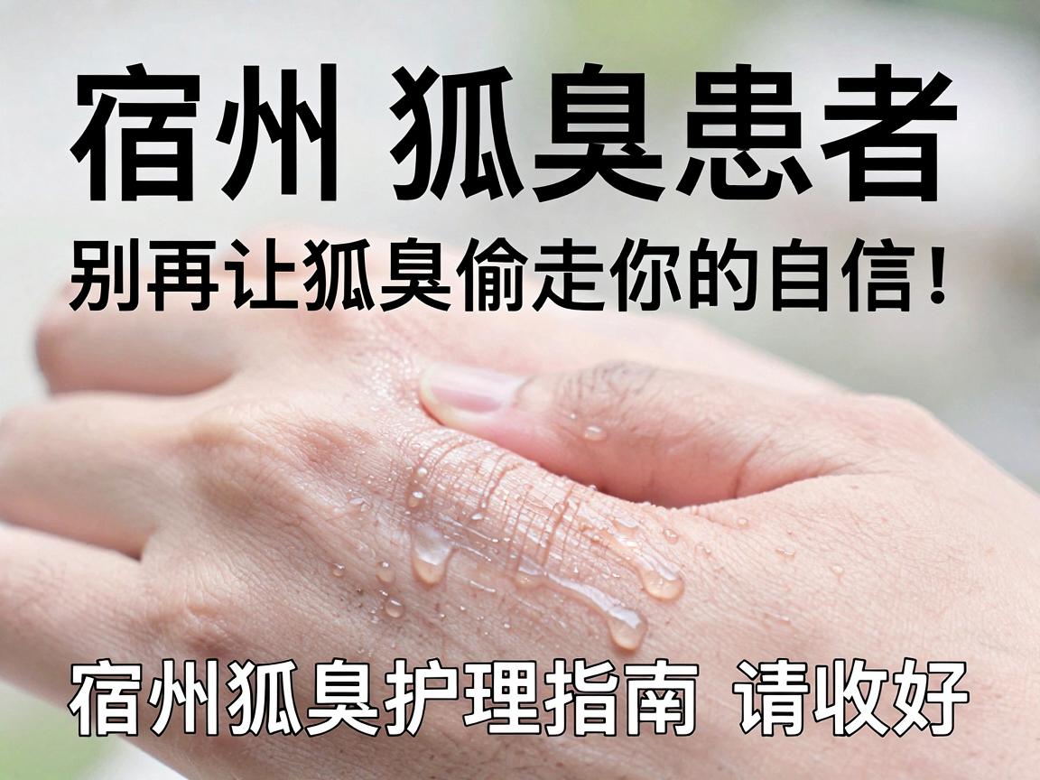 宿州狐臭患者，别再让狐臭偷走你的自信！这份宿州狐臭护理指南请收好