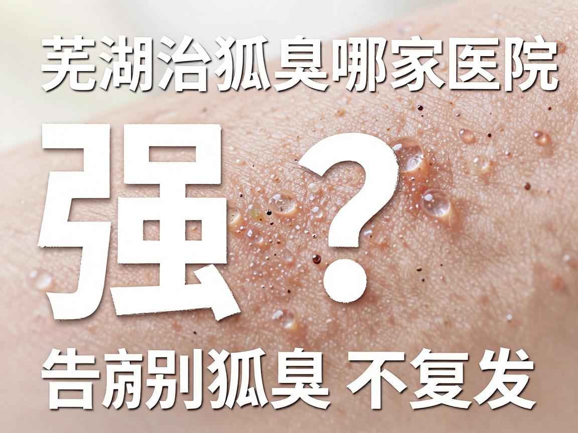 芜湖治狐臭哪家医院强？选对医院，告别狐臭不复发