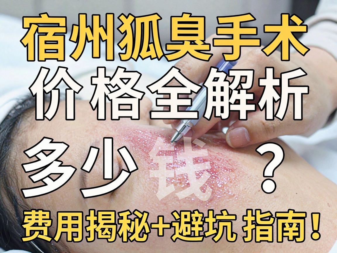 宿州狐臭手术多少钱？费用揭秘+避坑指南，宿州狐臭手术价格全解析