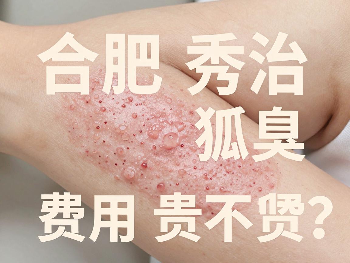合肥腋秀治疗狐臭费用贵不贵？一篇讲透腋臭治疗费用与性价比