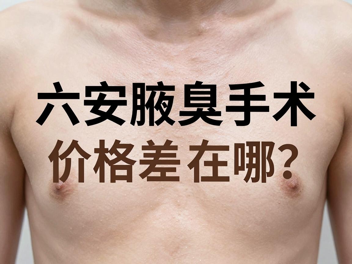 六安腋臭微创手术费用公开！六安腋臭手术价格差在哪？一文说透