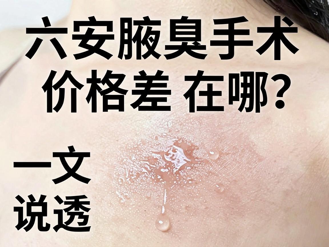 六安腋臭微创手术费用公开！六安腋臭手术价格差在哪？一文说透