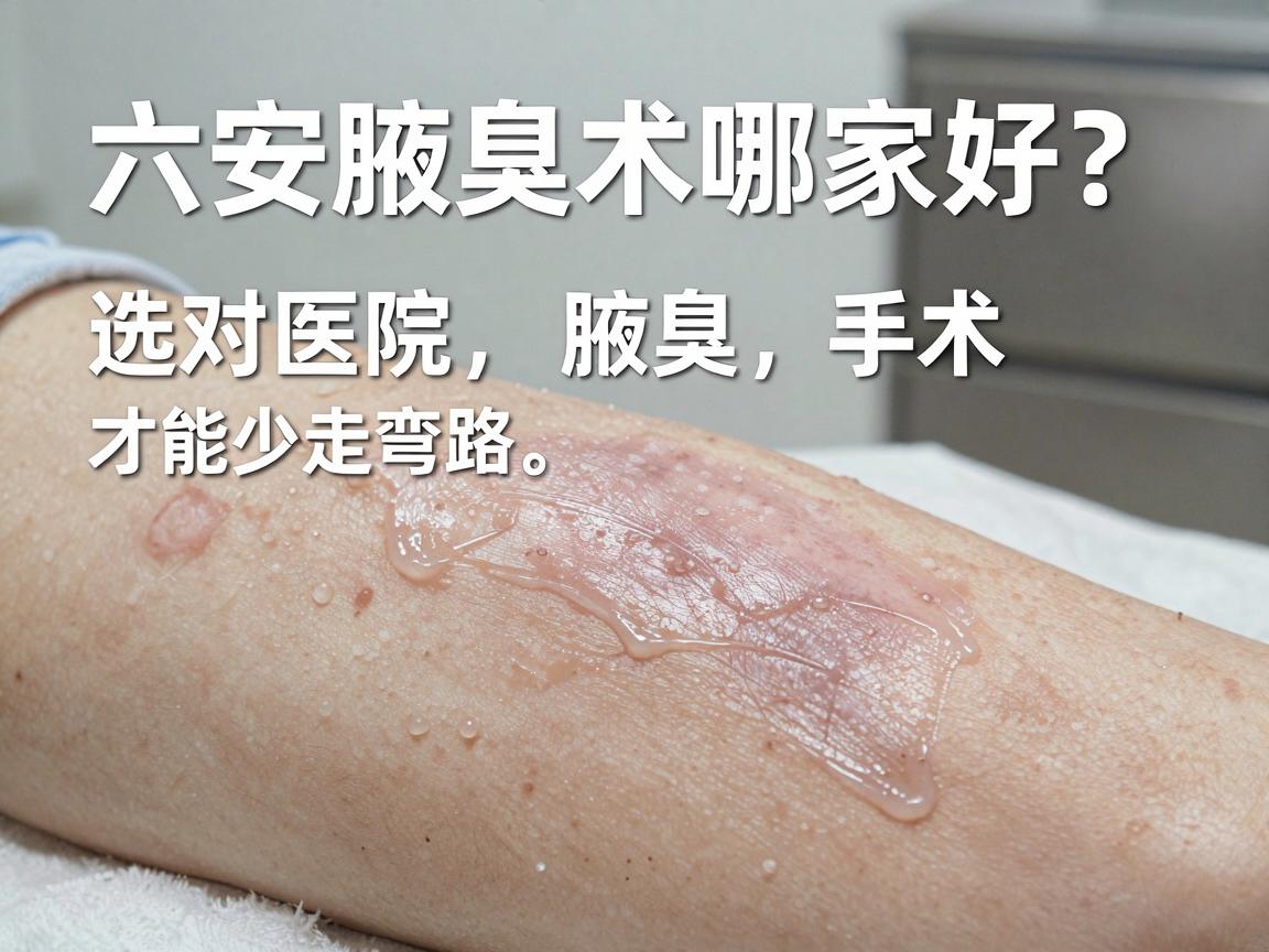六安腋臭手术哪家好？选对医院，腋臭手术才能少走弯路