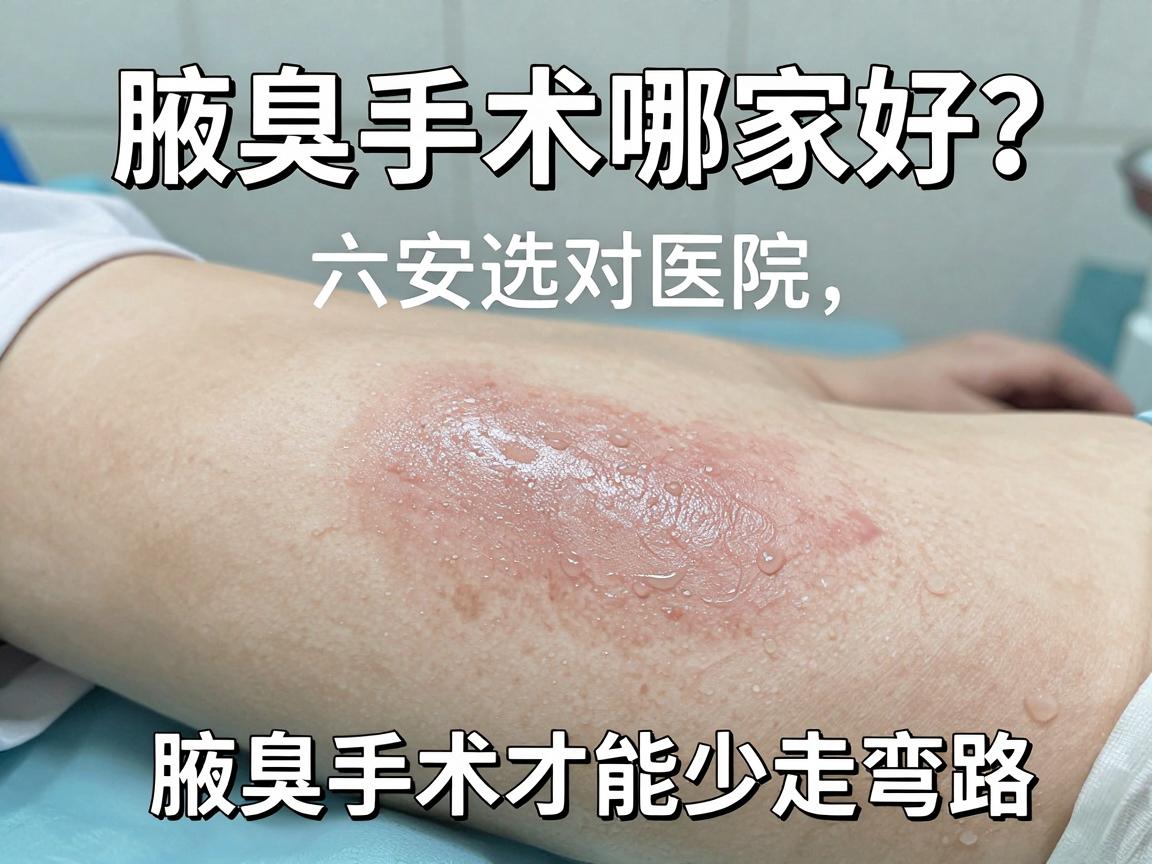 六安腋臭手术哪家好？选对医院，腋臭手术才能少走弯路