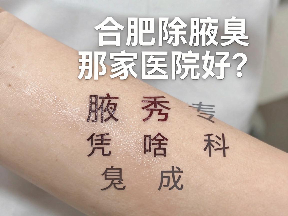 合肥除腋臭那家医院好？腋秀专科凭啥成为合肥除腋臭的人气之选？