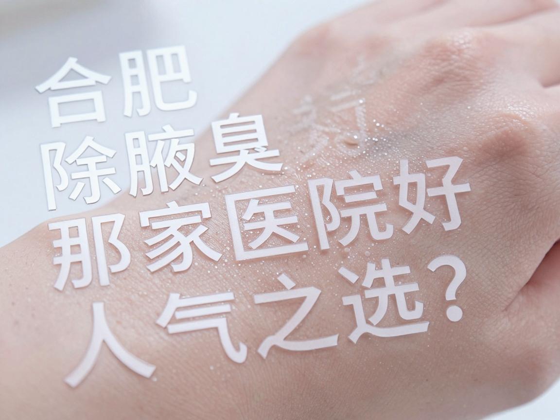 合肥除腋臭那家医院好？腋秀专科凭啥成为合肥除腋臭的人气之选？