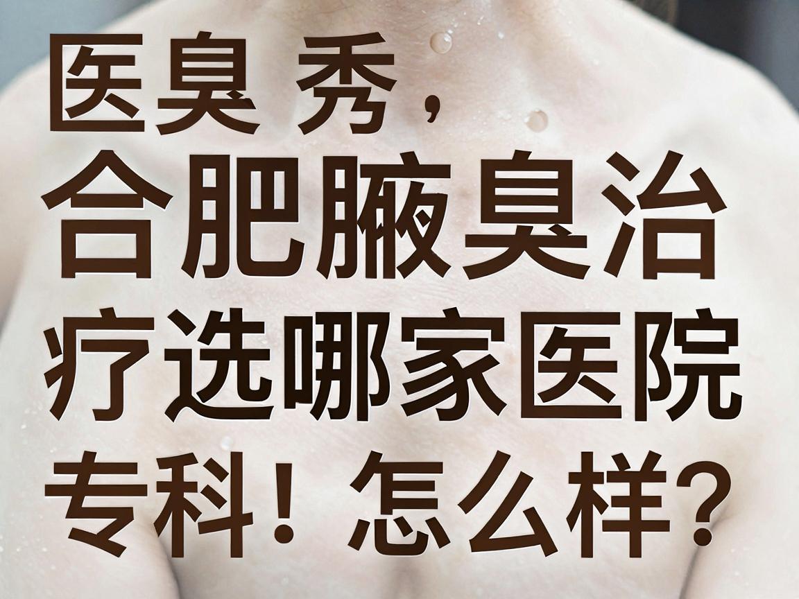 合肥腋秀腋臭专科怎么样？合肥腋臭治疗选哪家医院，看完这篇合肥腋臭医院对比就懂了