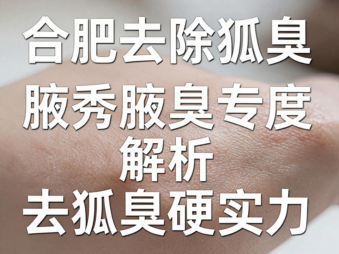 合肥去除狐臭选哪家医院？合肥腋秀腋臭专科深度解析去狐臭的硬实力