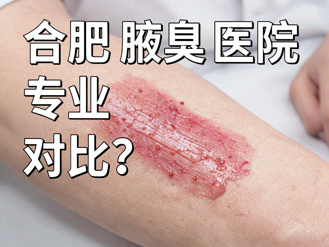 合肥腋臭手术怎么选？合肥腋臭医院专业对比，这几点决定手术成败