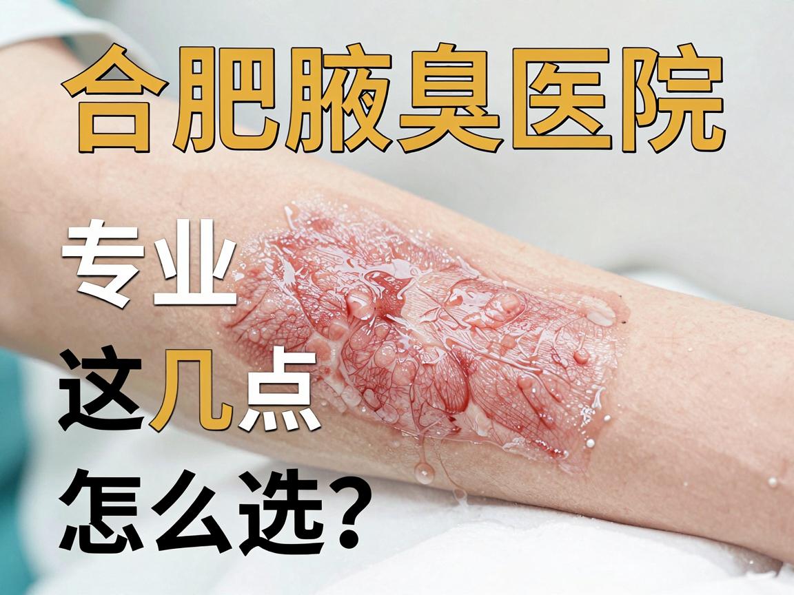 合肥腋臭手术怎么选？合肥腋臭医院专业对比，这几点决定手术成败