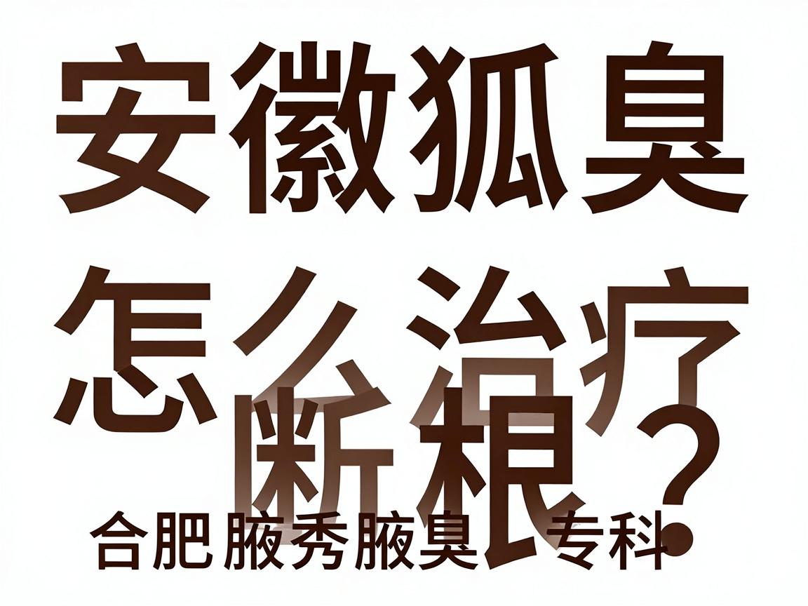 安徽狐臭怎么治疗断根？合肥腋秀腋臭专科，这几招让你彻底告别腋来香