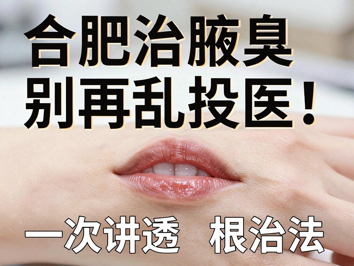 合肥治腋臭，别再乱投医！合肥腋秀腋臭专科一次讲透根治法