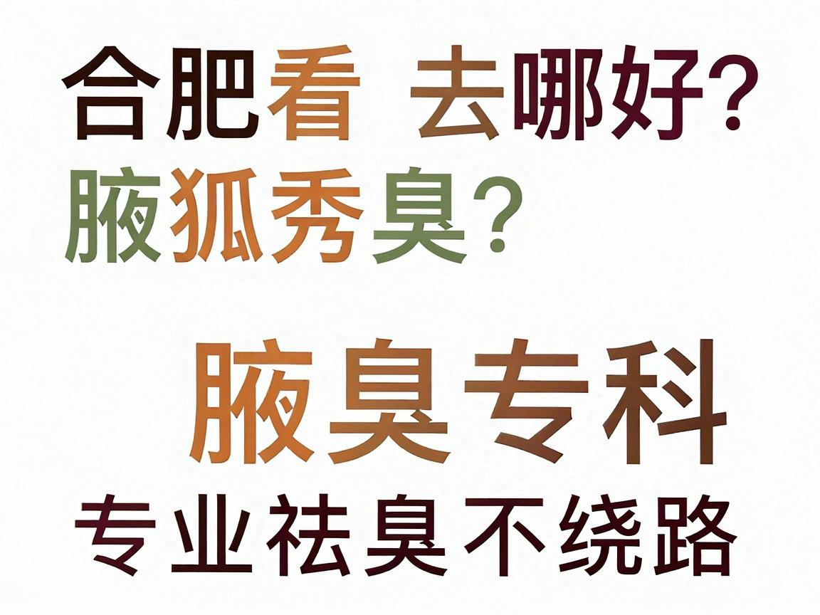 合肥看狐臭去哪好？合肥腋秀腋臭专科，专业祛臭不绕路