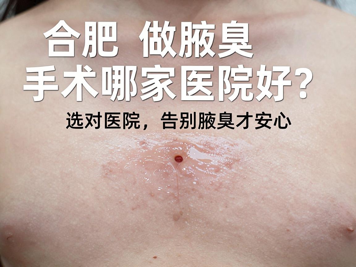 合肥做腋臭手术哪家医院好？选对医院，告别腋臭才安心