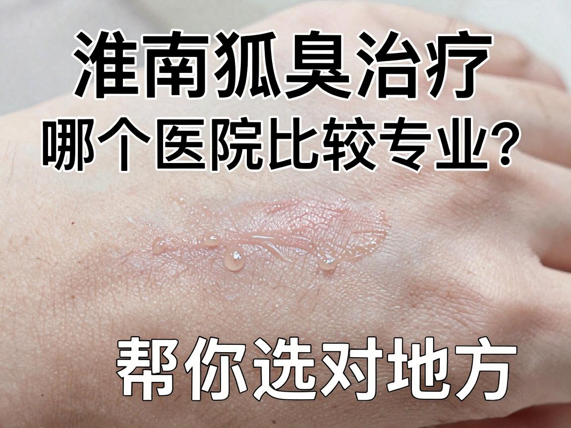 淮南看狐臭，哪个医院比较专业？淮南狐臭治疗，这三步帮你选对地方