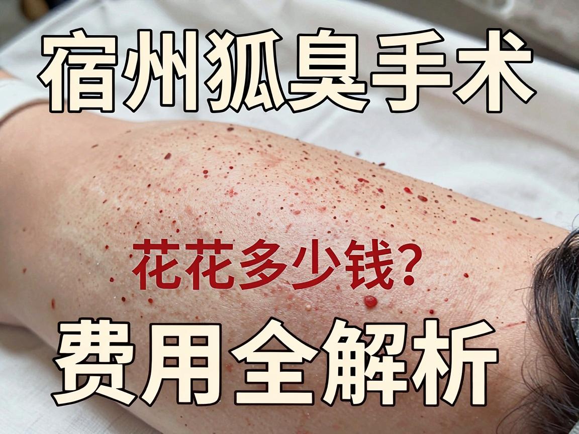 宿州狐臭手术花多少钱？别让价格盲区耽误了你，宿州狐臭手术费用全解析