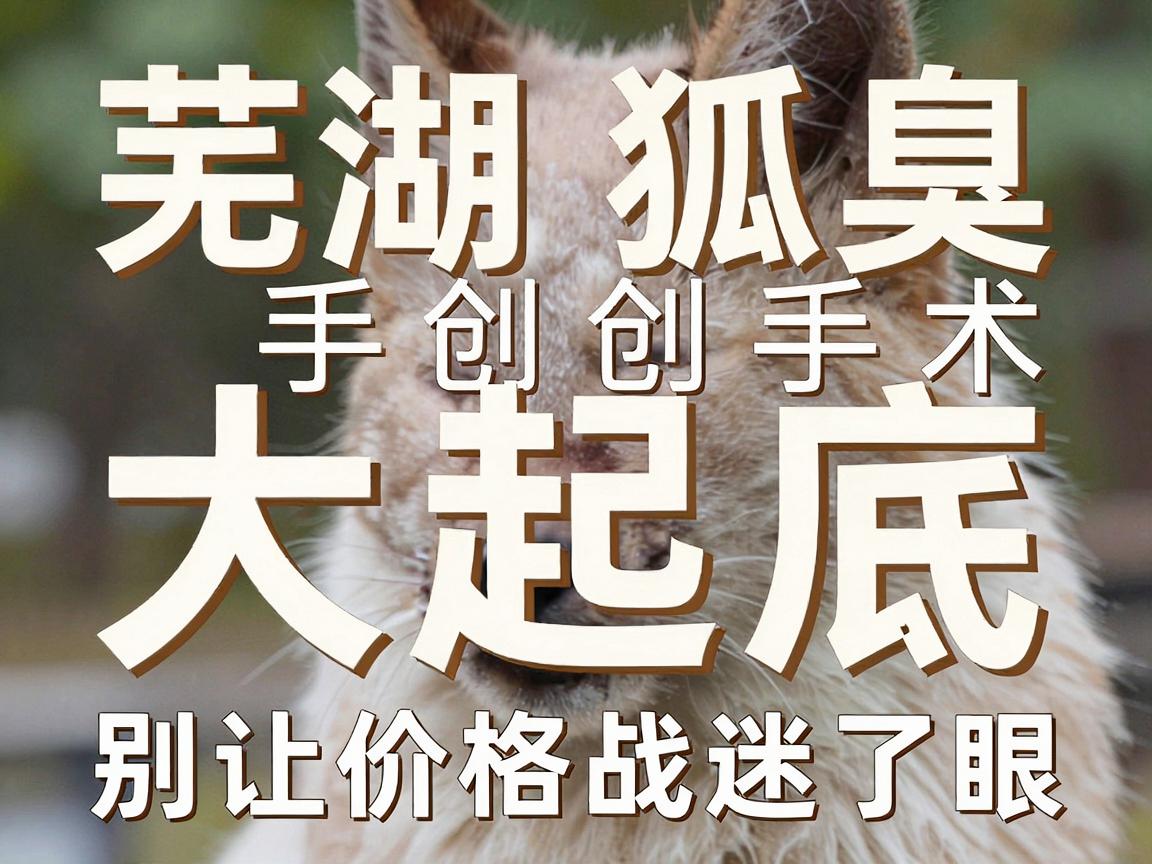 芜湖狐臭微创手术价格大起底，别让价格战迷了眼，芜湖狐臭微创手术的性价比真相