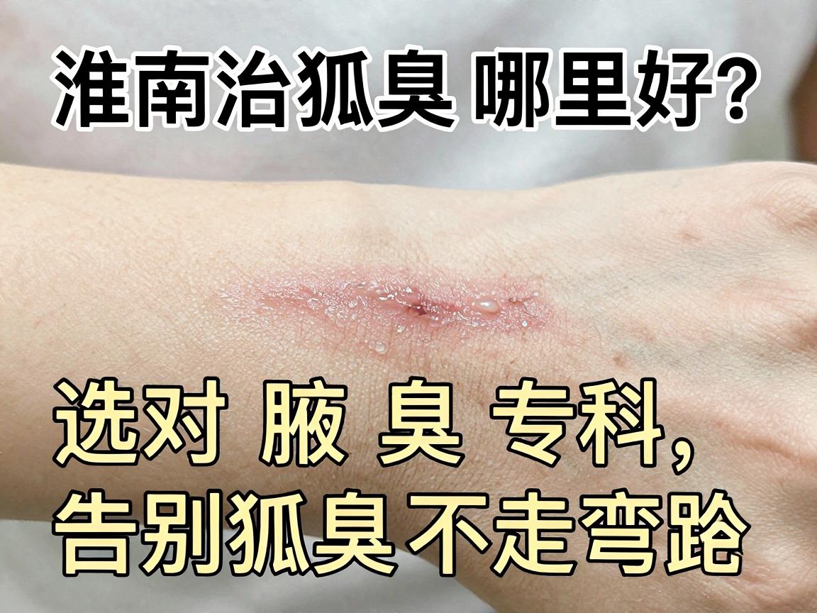 淮南治狐臭哪里好？选对腋臭专科，告别狐臭不走弯路