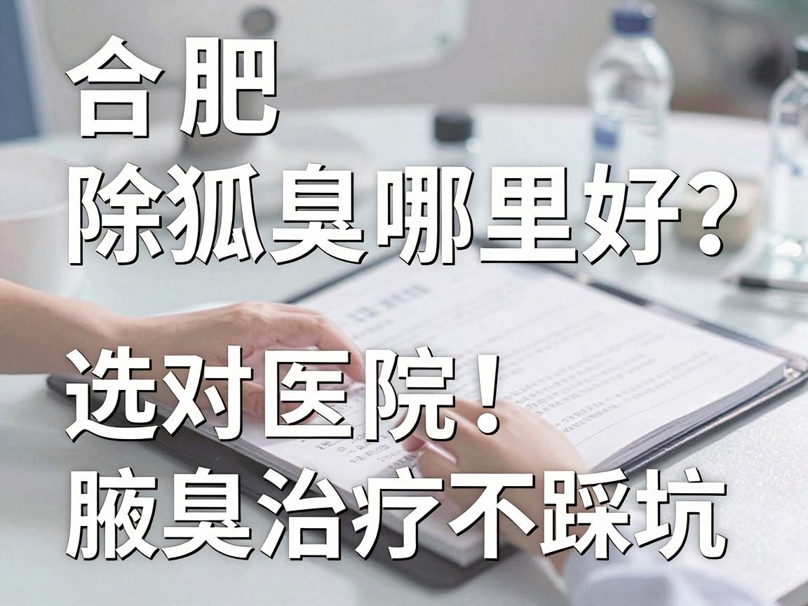 合肥除狐臭哪里好？选对医院，腋臭治疗不踩坑