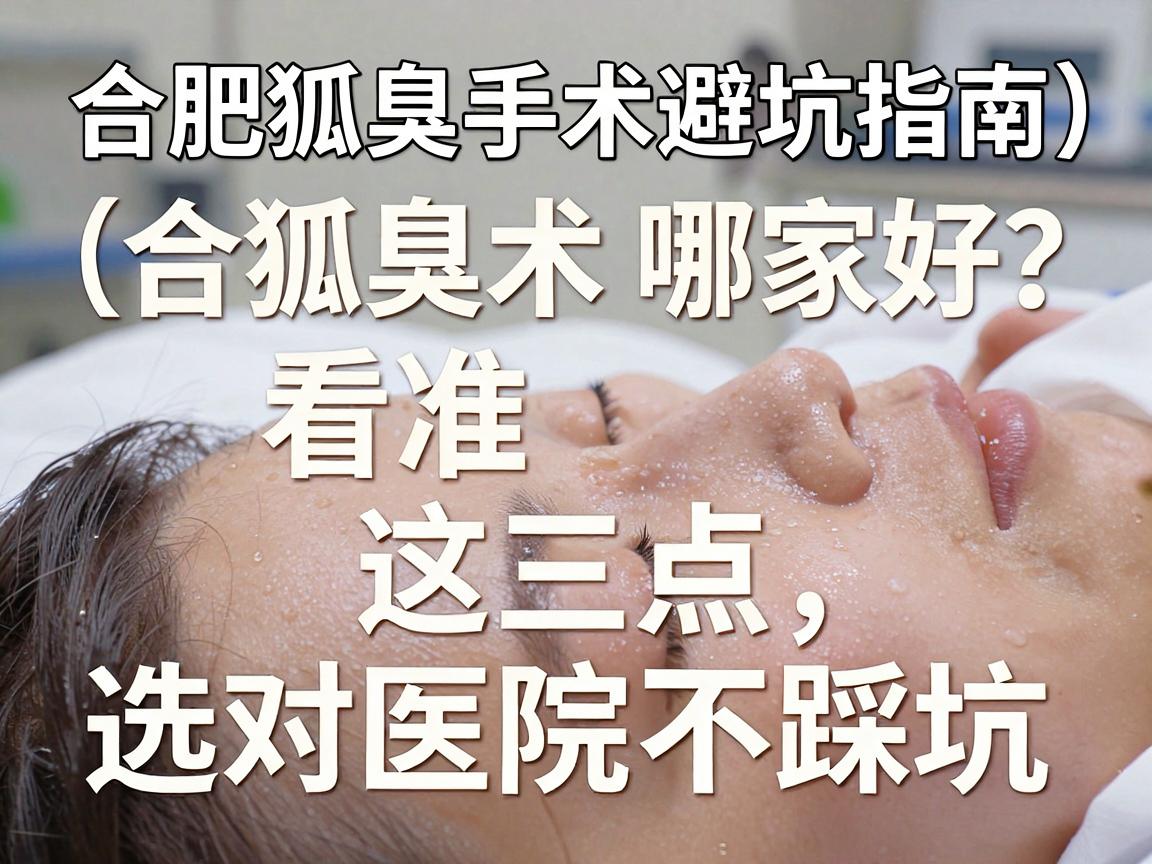 合肥狐臭手术哪家好？看准这三点，选对医院不踩坑（合肥狐臭手术避坑指南）