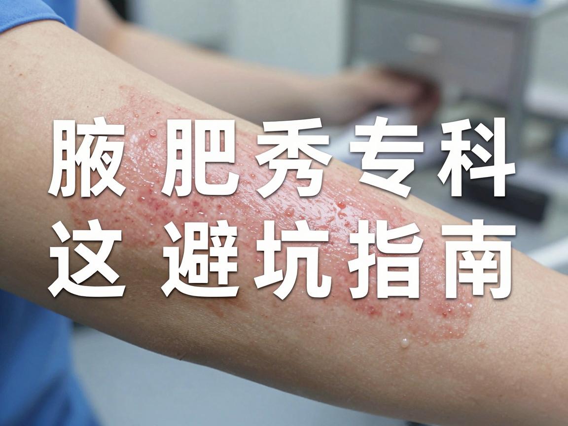 合肥腋臭手术医院怎么选？合肥腋秀专科的这份避坑指南，建议收藏