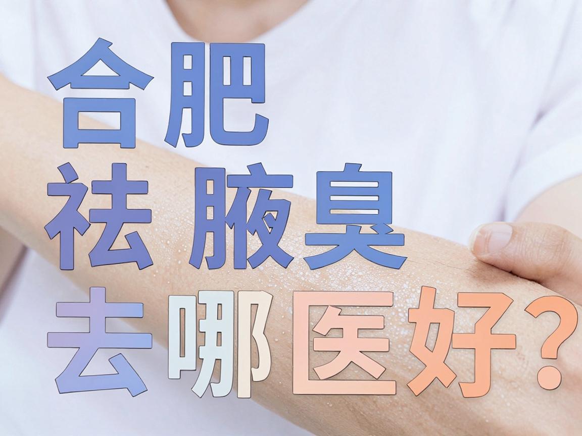合肥祛腋臭去哪家医院好？腋臭专科医院怎么选才不踩坑
