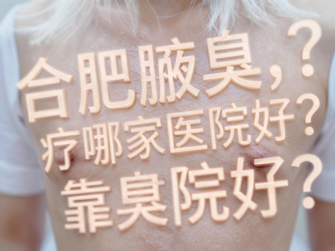 合肥腋臭治疗哪家医院好？腋臭专科医院选择，合肥腋秀靠谱吗？