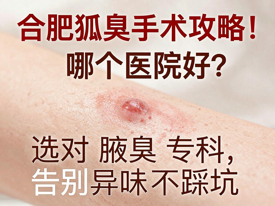 合肥狐臭手术哪个医院好？选对腋臭专科，告别异味不踩坑（合肥狐臭手术攻略）