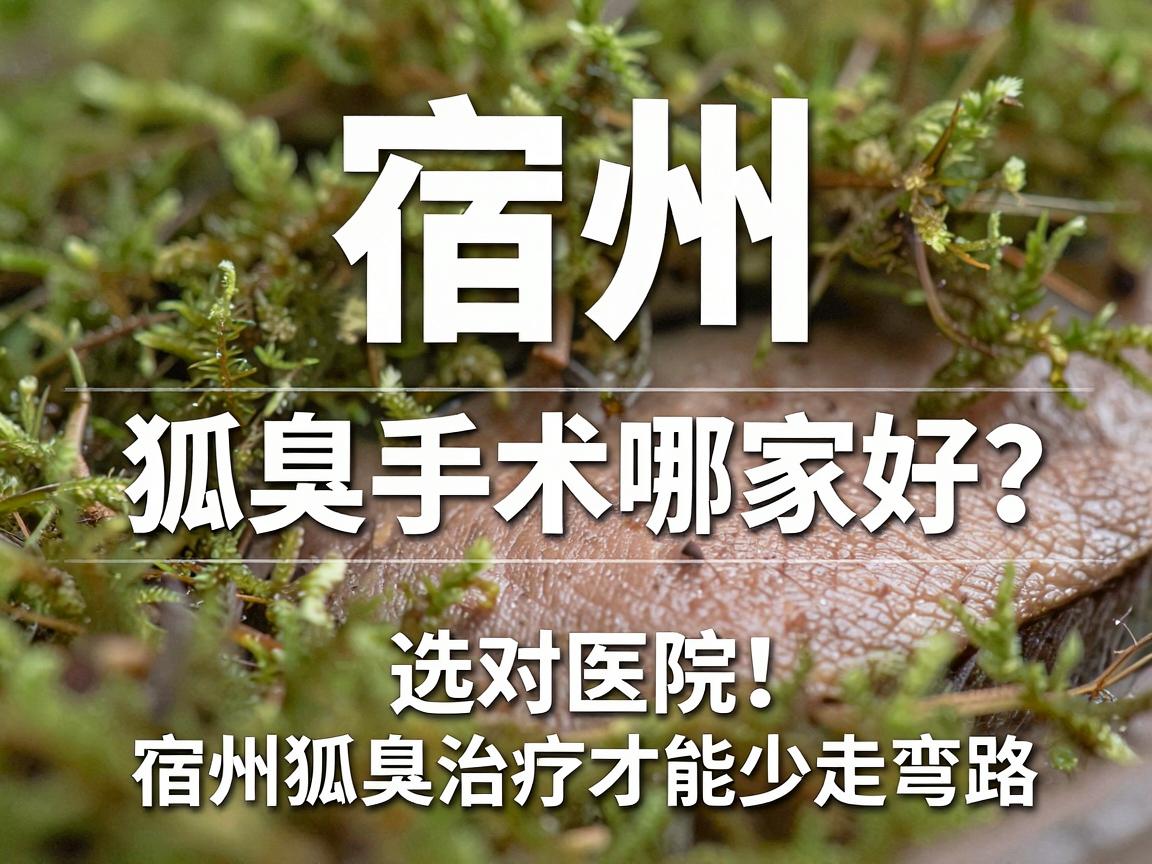 宿州狐臭微创手术哪家好？选对医院，宿州狐臭治疗才能少走弯路