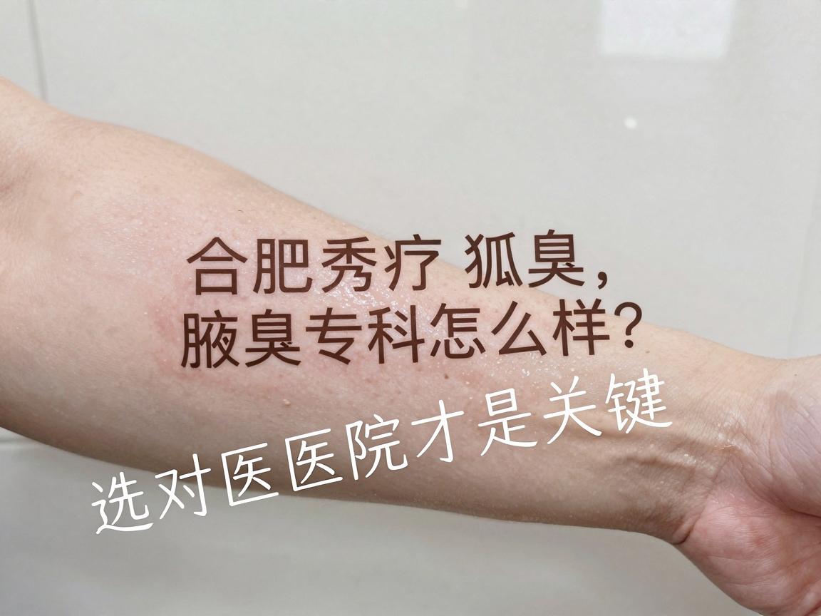 合肥腋秀腋臭专科怎么样？合肥治疗狐臭，选对医院才是关键