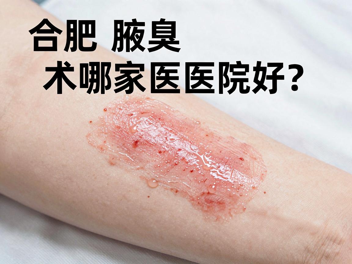 合肥腋臭手术哪家医院好？选对医院，告别腋臭不复发
