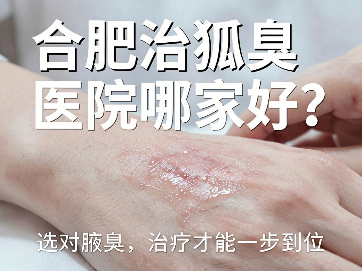 合肥治狐臭医院哪家好？选对医院，腋臭治疗才能一步到位