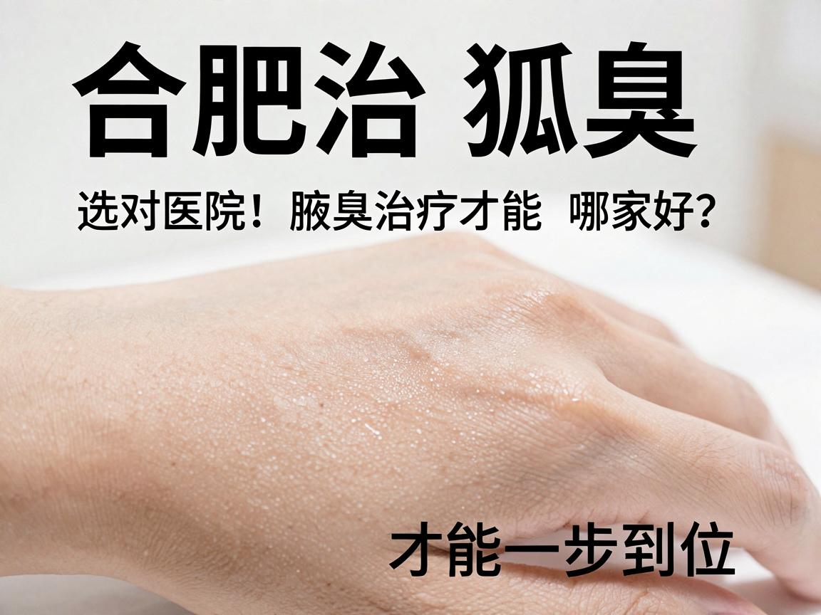 合肥治狐臭医院哪家好？选对医院，腋臭治疗才能一步到位
