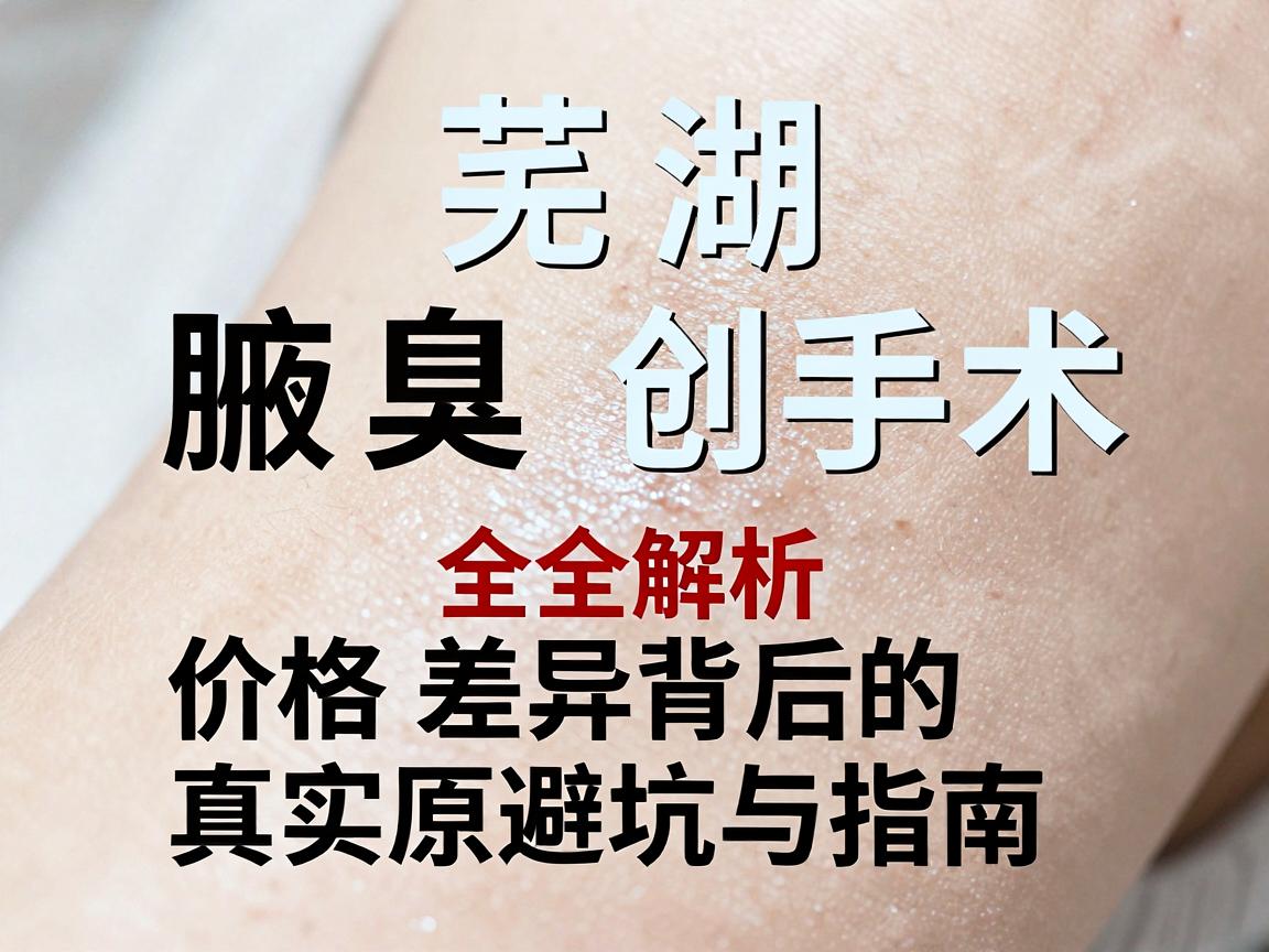 芜湖腋臭微创手术价格全解析，价格差异背后的真实原因与避坑指南