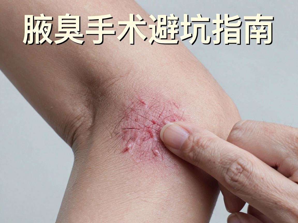 腋臭手术选小切口潜行汗腺清除术？这份腋臭手术避坑指南，把腋臭手术的底牌讲清楚