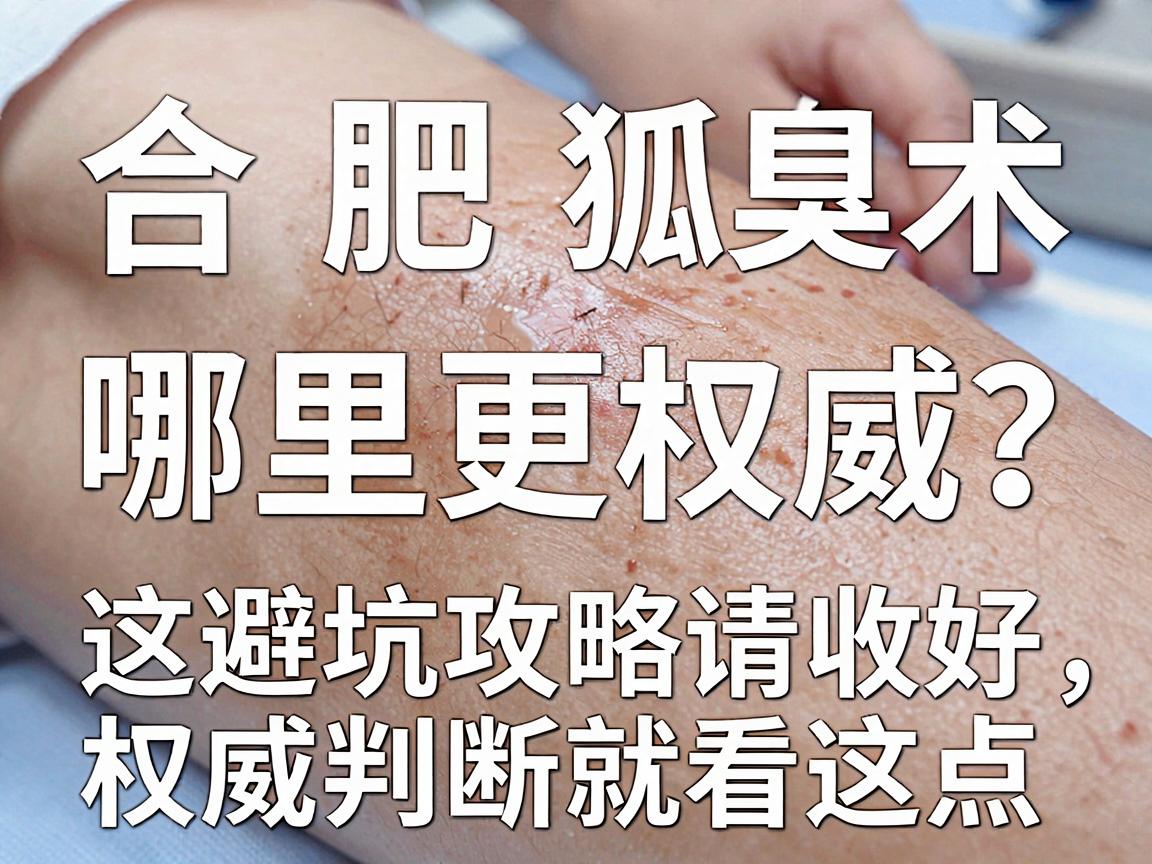合肥狐臭手术哪里更权威？这份避坑攻略请收好，权威判断就看这三点