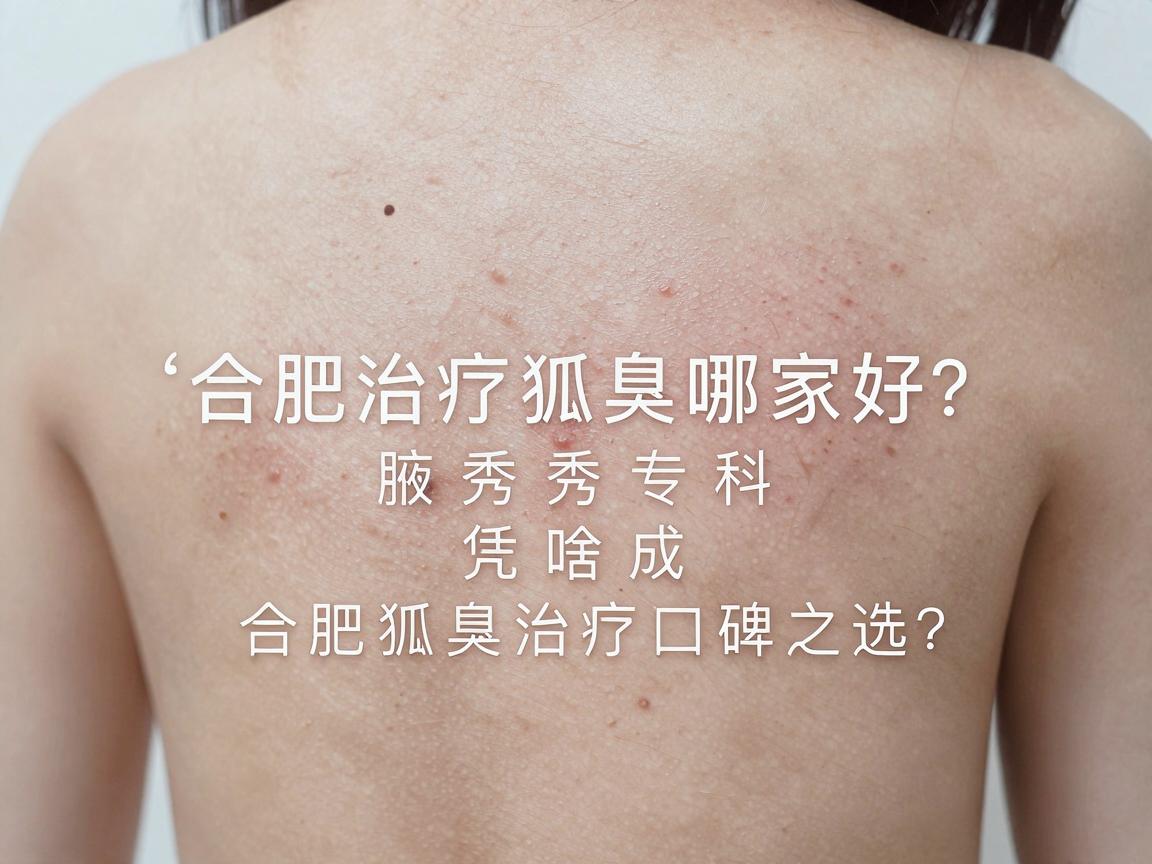 合肥治疗狐臭哪家好？腋秀专科凭啥成为合肥狐臭治疗口碑之选？