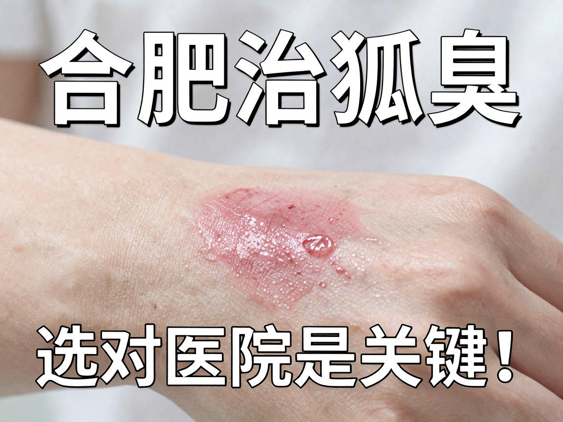 合肥治狐臭，选对医院是关键！合肥腋秀腋臭专科深度解析狐臭医院怎么挑