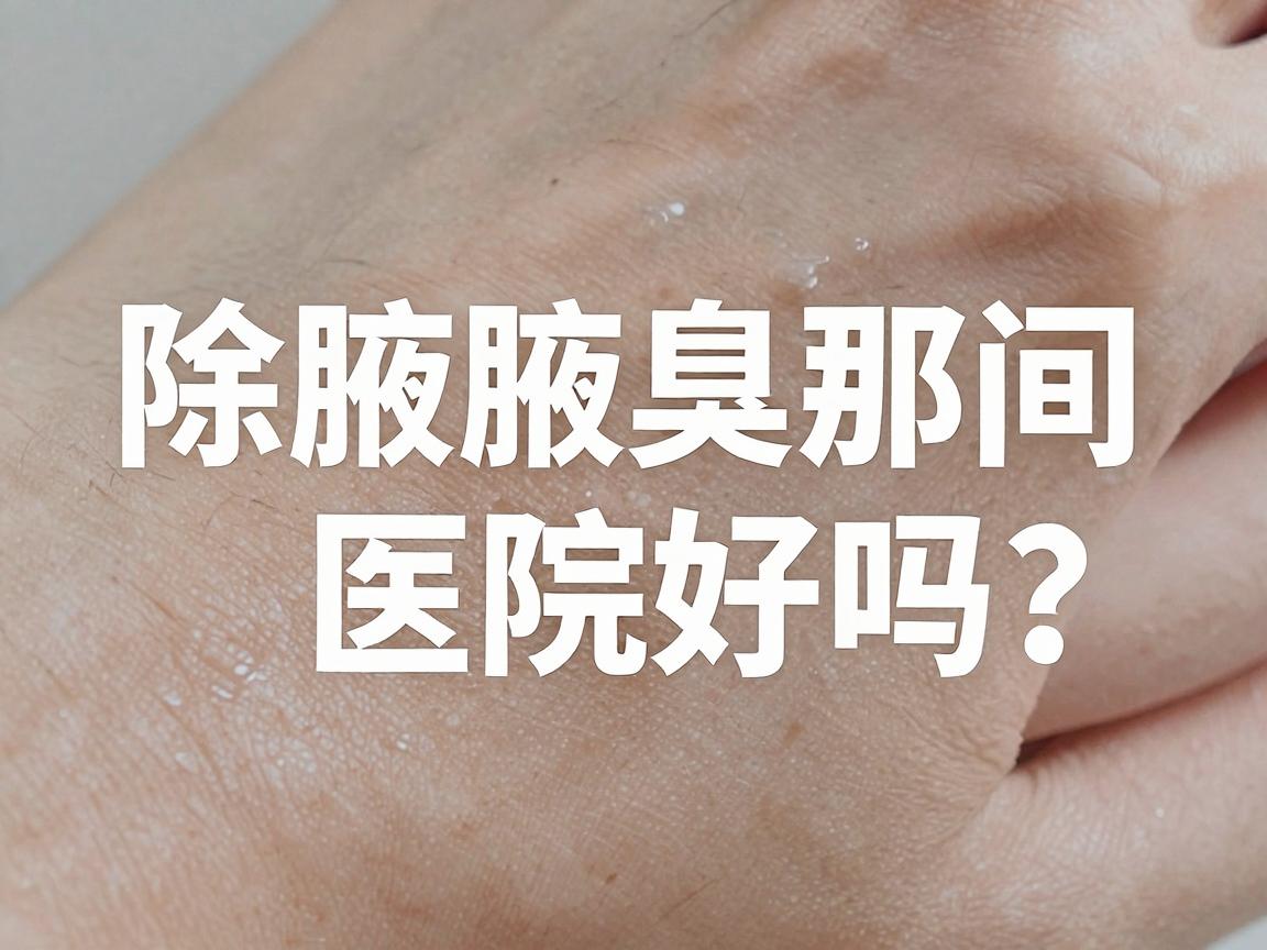 合肥除腋臭那间医院好吗？选对腋臭专科，比盲目除味更重要