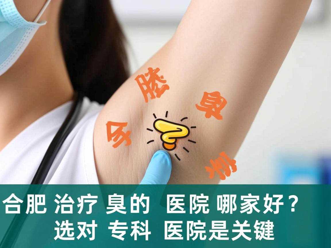 合肥治疗腋臭的医院哪家好？选对专科医院是关键