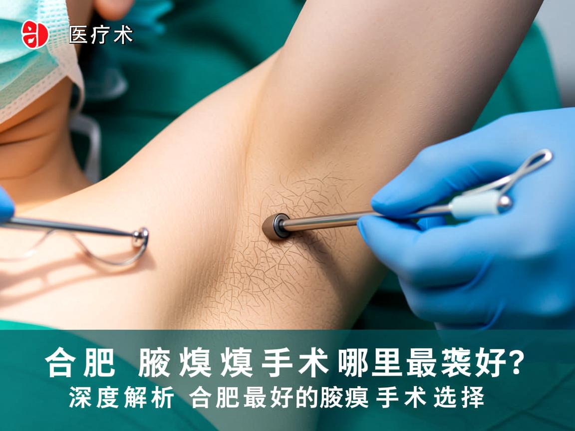 合肥腋臭手术哪里最好？深度解析合肥最好的腋臭手术选择