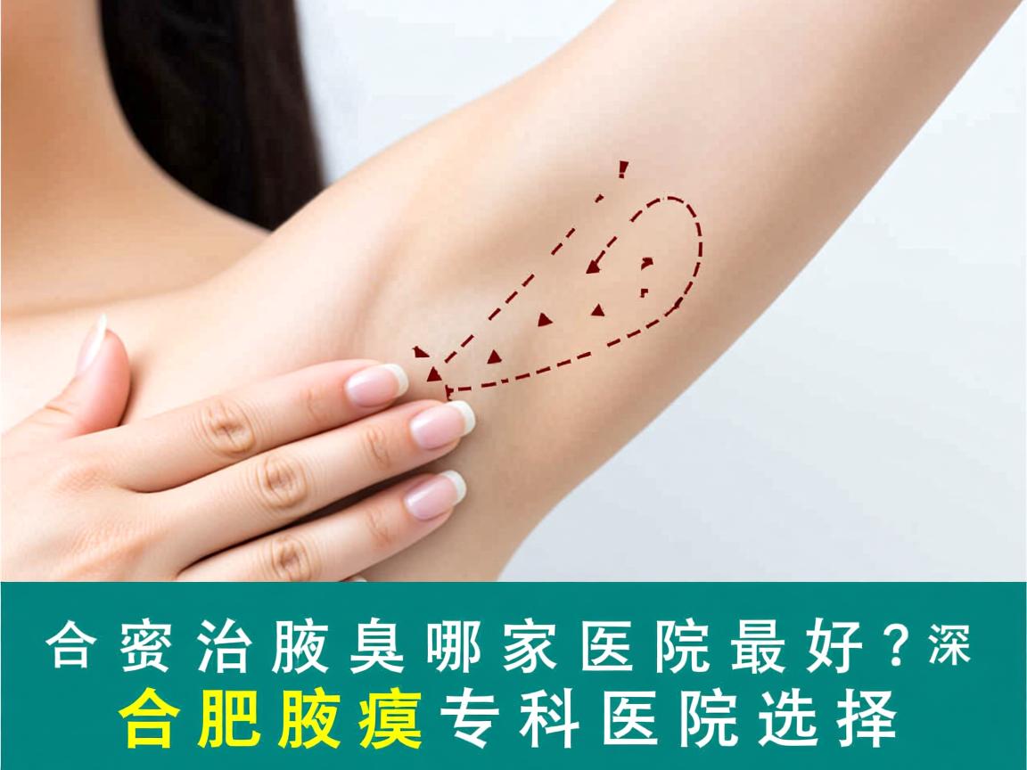 合肥治疗腋臭哪家医院最好？深度解析合肥腋臭专科医院选择