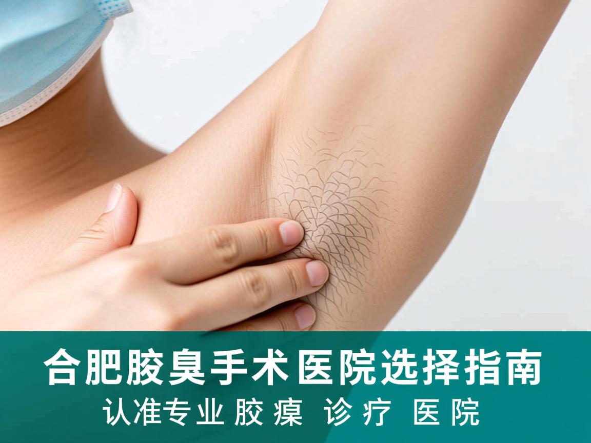 合肥腋臭手术医院选择指南，认准专业腋臭诊疗医院