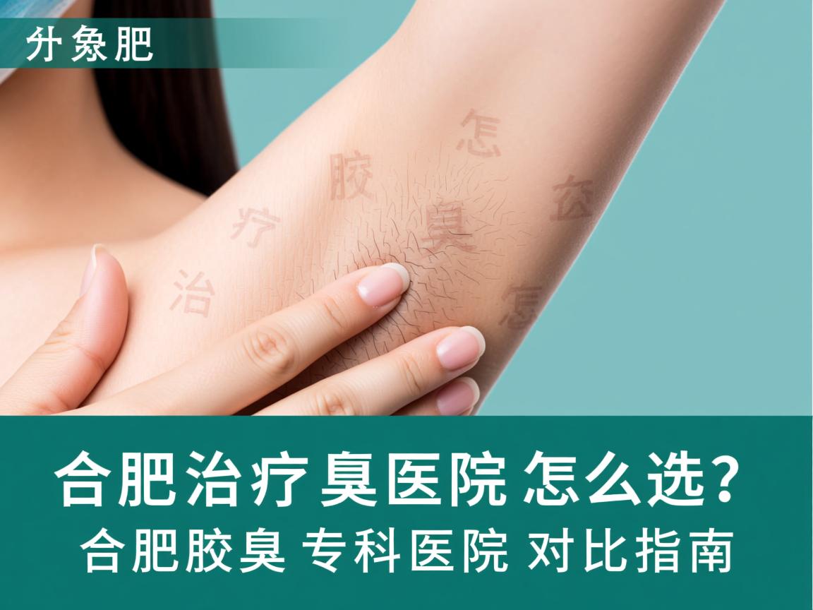 合肥治疗腋臭医院怎么选？合肥腋臭专科医院对比指南
