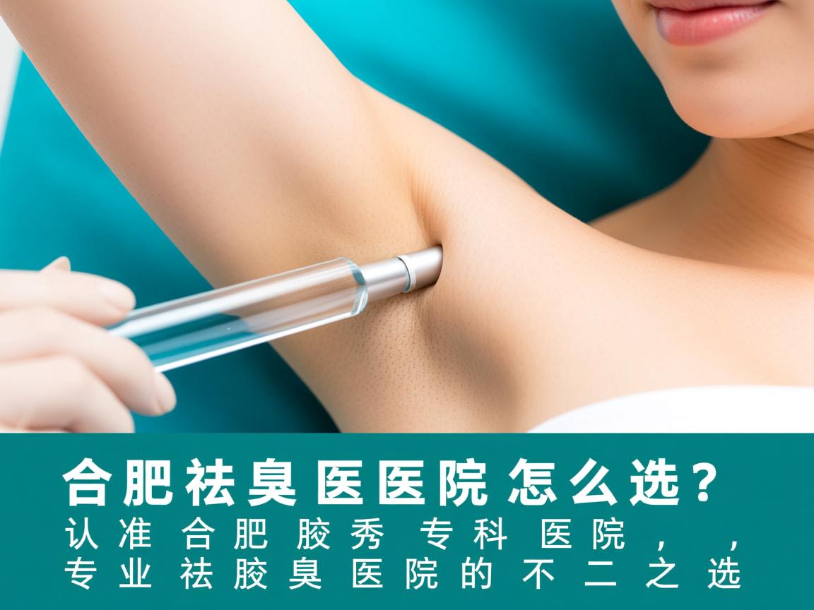 合肥祛腋臭医院怎么选？认准合肥腋秀专科医院，专业祛腋臭医院的不二之选