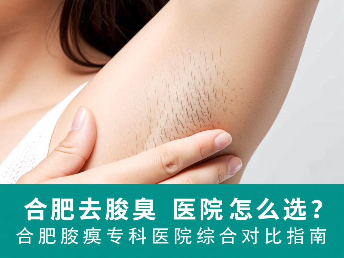 合肥去腋臭医院怎么选？合肥腋臭专科医院综合对比指南