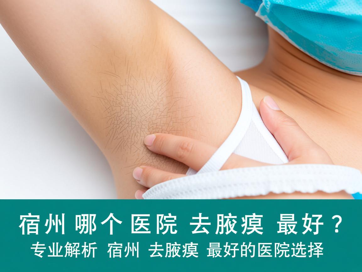 宿州哪个医院去腋臭最好？专业解析宿州去腋臭最好的医院选择