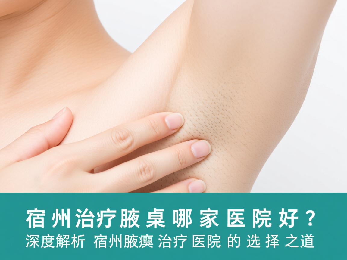 宿州治疗腋臭哪家医院好？深度解析宿州腋臭治疗医院的选择之道
