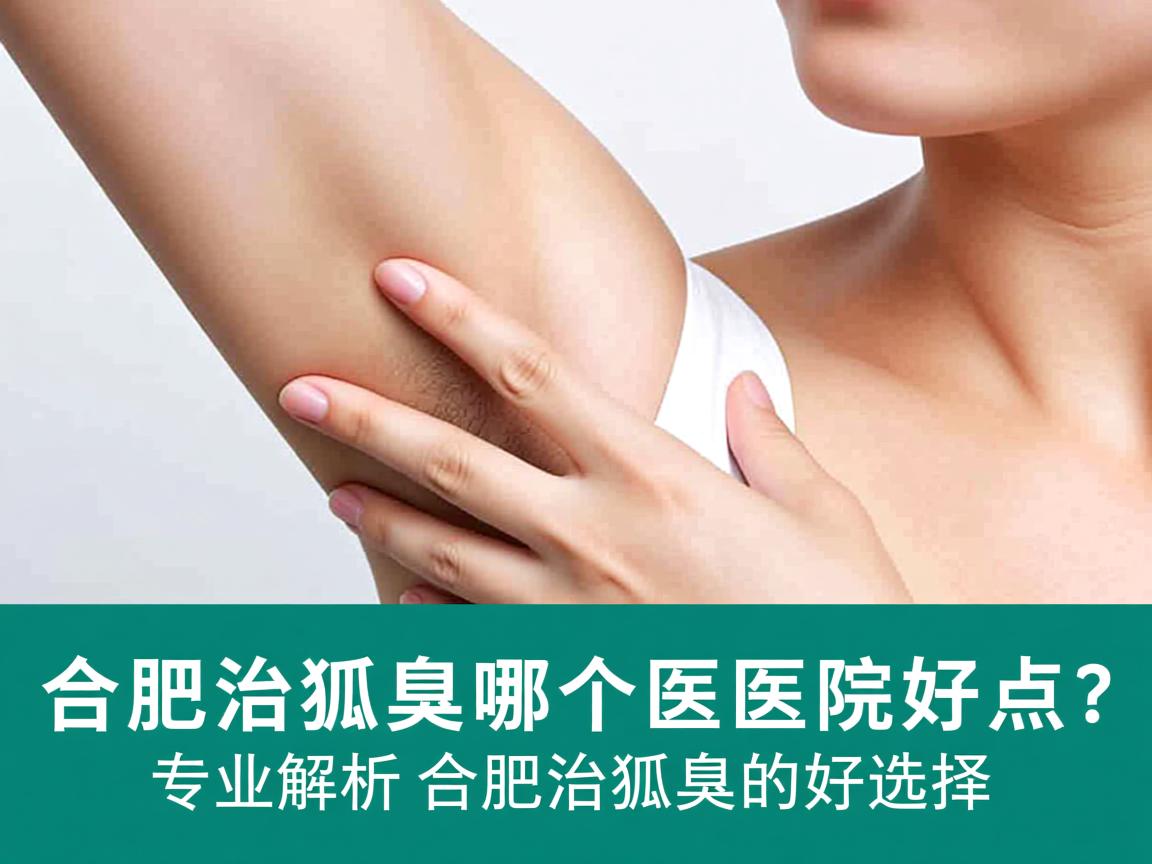 合肥治狐臭哪个医院好点？专业解析合肥治狐臭的好选择